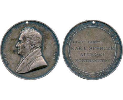 COMMEMORATIVE MEDALS, British Historical Medals, John Charles, Earl Spencer, President of the (Royal) Smithfield Club, Person