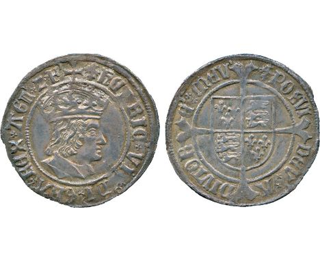 BRITISH COINS, Henry VII (1485-1509), Silver Groat, Tentative issue, crowned bust right breaking top of inner beaded circle, 