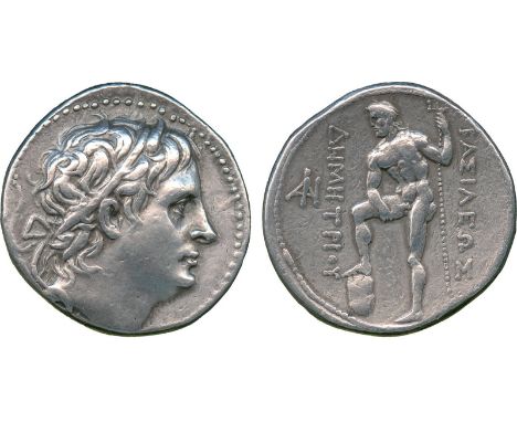 ANCIENT COINS, Greek, Kingdom of Macedon, Demetrios Poliorketes (306-283 BC), Silver Tetradrachm, mint of Pella, struck c.291