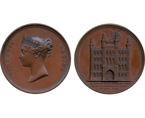 COMMEMORATIVE MEDALS, British Historical Medals, Victoria (1837-1901), Visit to the Corporation of London, 1837, Copper Medal