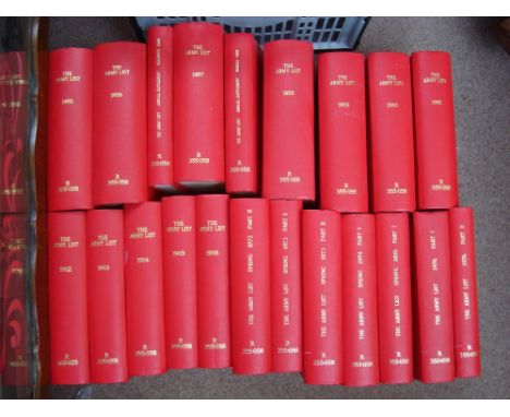 Two boxes of The Army List.