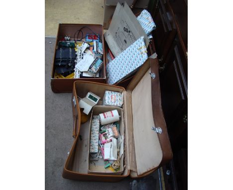Scalextric set by Tri-ang, No.FJ.31 with cars C/72 B.R.M, C/66 F.J Cooper (both boxed), Porsche MM/C.61, Lister Jaguar, Minim