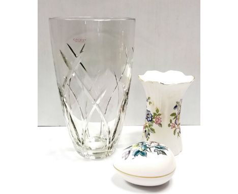 Misc Lot , Large Vase, Royal Worcester Egg, Royal Tara Vase