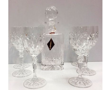 Clarenbridge Crystal Decanter & 6 Glasses