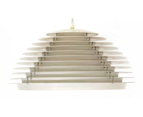 A 'Hekla' hanging light pendant,designed by Jon Olafsson and Petur B Luthersson for Fog &amp; Mørup,49cm diameter22cm highScr