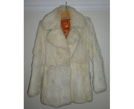VINTAGE FUR COAT (CONEY?) SIZE MARKED 36 (L: 78 cm)