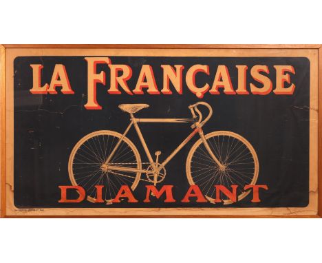 La Francaise Diamant PosterFrance, Circa 1910Printed by Marcial Goffin & Cie ParisColour lithograph, Framed behind glassAn ad