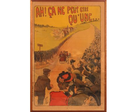 Ah! Ça Ne Peut Etre Qu'une...' Ferdinand Mifliez Misti (1865-1923)France, circa 1900Presumably made for Clement-Panhard, desi