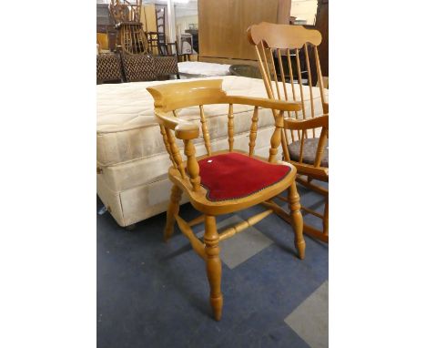 A Modern Smokers Bow Arm Chair 