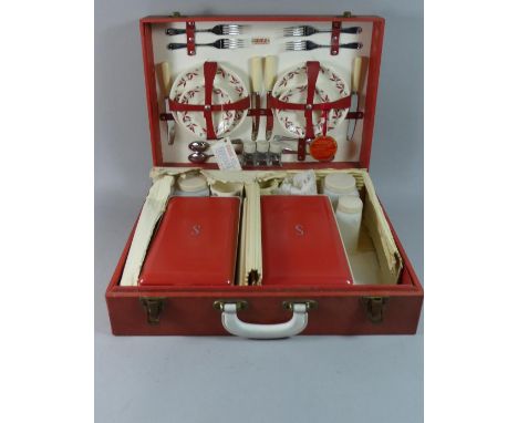 A Vintage Sirram Fitted Picnic Box with Contents 