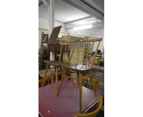 A Pair of Ercol Side Chairs no.391 