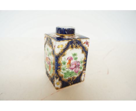 Hand painted tea caddy (possible missen)