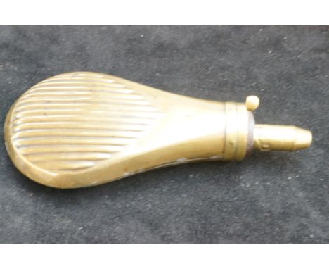 Brass powder flask 