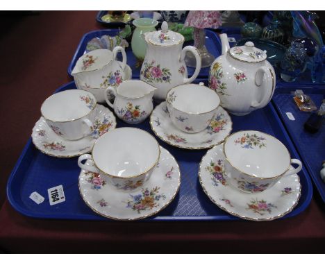 Royal Worcester 'Roanoke' Tea Ware, of thirteen pieces, including tea and coffee pots.