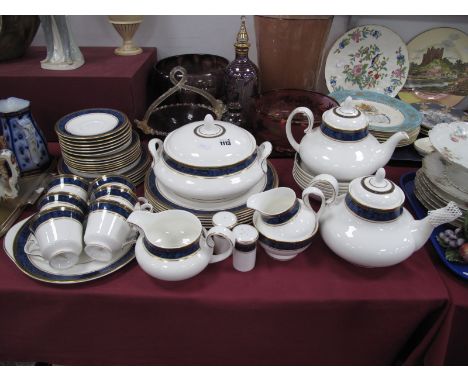 Royal Doulton 'Stanwyck' Table China, of approximately forty six pieces, all first quality, but one teapot cracked.