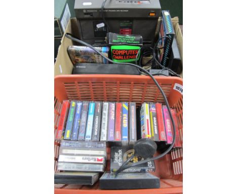 Sinclair ZX Spectrum, W,H, Smith computer program data recorder, approx twenty-four ZX Spectrum games including - Ocean, Robo