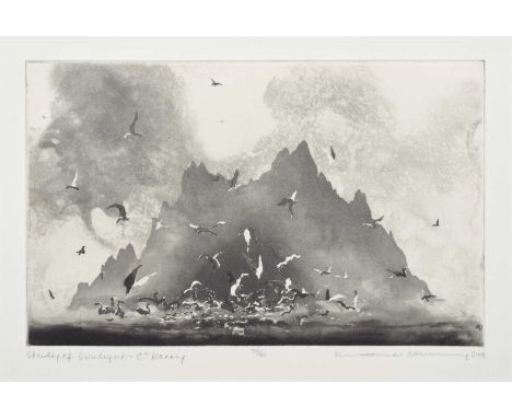 Norman Ackroyd C.B.E., R.A. (British 1938-) "Study of Sunlight - Co. Kerry" Signed, titled and dated '08 in pencil in the mar