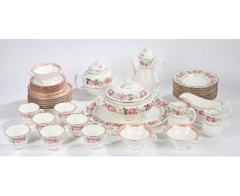 Royal Worcester Royal Garden pattern dinner and tea service and a Worcester Howard pattern set, to include tureen and cover, 