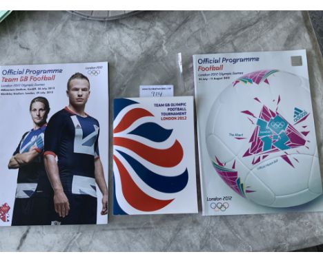 2012 Team GB Olympic Football Players Itinerary: 20 page booklet given to both mens and womens teams with full itinerary incl