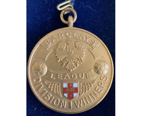 1987/88 Liverpool League Winners Proof Football Medal: Made by Vaughtons who made the players medals. This is a first proof i