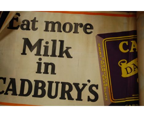 A Cadbury's advertising poster print; together with an OXO example (2)