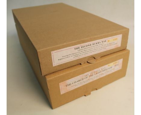 BRITAINS - TWO BOXED SETS, NO. 5296 THE SECOND BURMA WAR AND NO. 5197 THE CRIMEAN WAR THE CHARGE OF THE LIGHT BRIGADEBuyers -