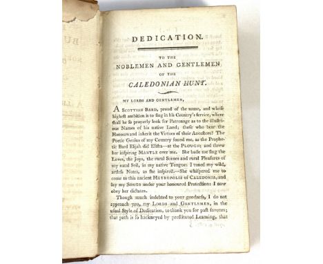 ROBERT BURNS (1759-1796), ‘Stewart’s Edition of Burns’ Poems, including a number of Original Pieces not hitherto published’, 