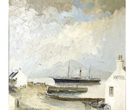 IAN G. ORCHARDSON, Scottish (1927-1997), SS Claymore,  oil on board, signed and dated lower left: Ian G Orchardson 1979, 50cm