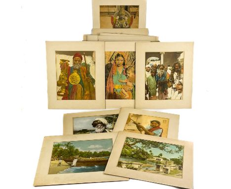 India interest, Kolar Gold Fields. Twenty-nine tinted photographs on paper. A set of tinted photographs purportedly taken by 