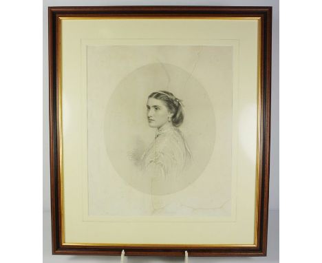 A 19th century engraving of a seated boy, together with two other portrait prints,various sizes (3)