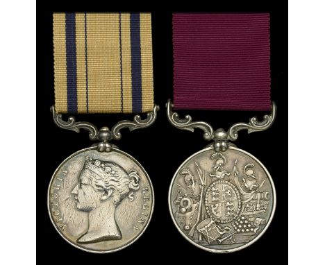 Pair: Colour Sergeant E. A. Tempest, 90th Regiment of Foot (Perthshire Volunteers), later Kent Volunteer Rifles, who was reco