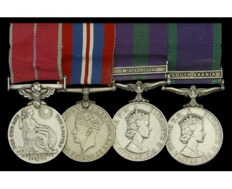 A post-War B.E.M. group of four awarded to Captain N. Priestley, Royal Army Ordnance Corps  British Empire Medal, (Military) 