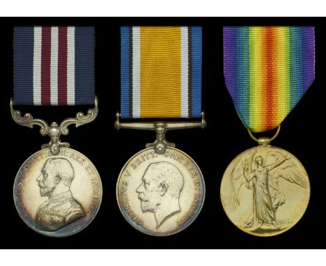 A Great War ‘Battle of the Scarpe’ M.M. group of three awarded to Corporal S. C. Wright, 85th Battalion (Nova Scotia Highland