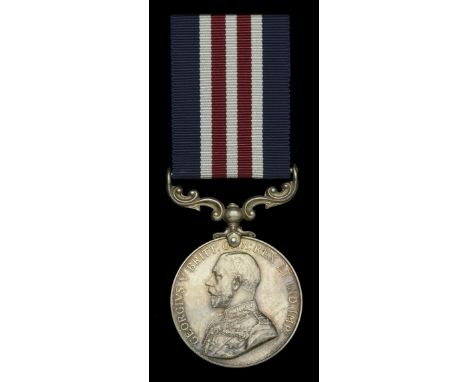 A Great War M.M. awarded to Sergeant W. Lomas, Army Cyclist Corps  Military Medal, G.V.R. (6176 Sjt: W. Lomas. VII C.C. Bn: A