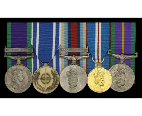 Five: Corporal A. Faith, Parachute Regiment, a former member of the ‘Red Devils’ parachute display team  General Service 1962