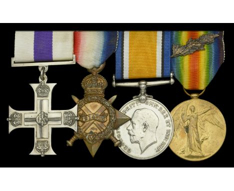 A Great War ‘Egyptian theatre’ M.C. group of four awarded to Major L. Gall, 1st City of London Yeomanry and 25th Cavalry Fron