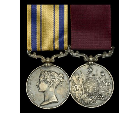 Pair: Private J. Habershon, 45th (Nottinghamshire) Regiment of Foot  South Africa 1834-53 (J. Habershon. 45th. Regt.); Army L