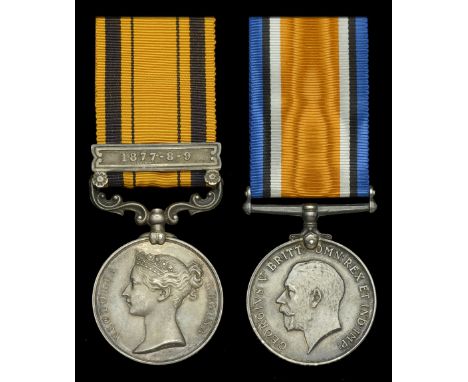 Family group:  The Zulu War Medal awarded to Driver J. Marchant, N Battery, 5th Brigade, Royal Artillery, who was killed in a