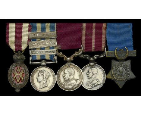 An Albert Medal group of five miniature dress medals representative of those worn by Sergeant Major H. Pickersgill, Scots Gua