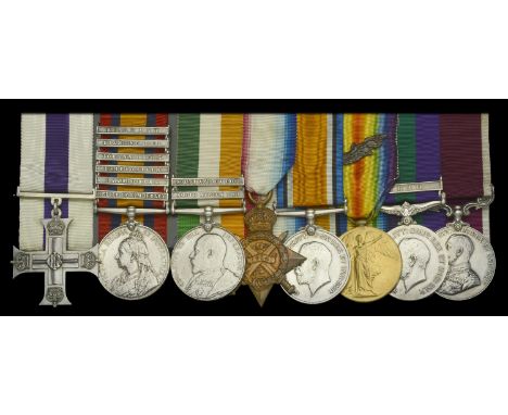 A scarce Great War ‘Warrant Officers’ M.C. group of eight awarded to Captain (Quartermaster) H. J. Anderson, Royal Army Medic