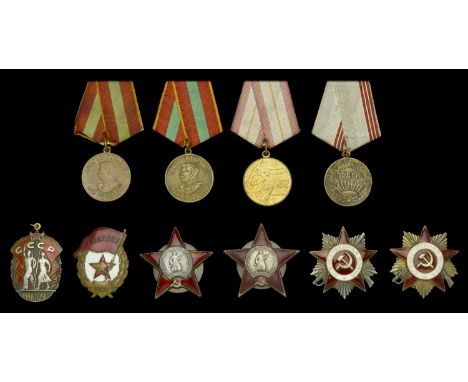 Union of Soviet Socialist Republics, Order of the Patriotic War (2), First Class, 3rd ‘1985 issue’ type, silver-gilt and enam