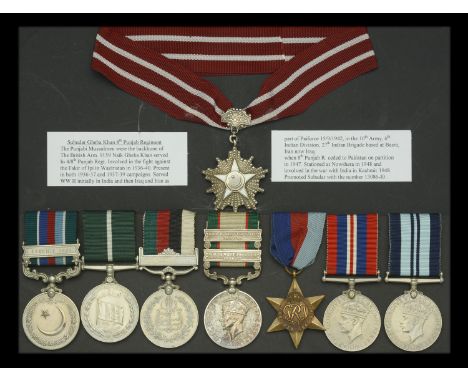 Eight: Subadar G. Khan, Pakistan Army, late 8th Battalion, Punjab Regiment, Indian Army   Pakistan, Tamgha-I-Khidmat, Second 