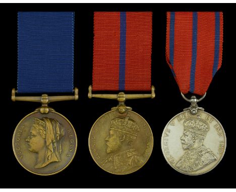 Three: Police Constable A. H. Rickard, Metropolitan Police  Jubilee 1897, Metropolitan Police (P.C. A. H. Rickard. M. Divn.);