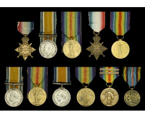 Three: Corporal E. F. Dart, 25th Battalion, Canadian Infantry 1914-15 Star (68365 Pte. E. F. Dart. 25/Can: Inf:); British War