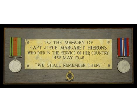 Pair: Captain J. M. Hierons, Royal Army Medical Corps, who was strangled to death on the overnight express train to Kashmir w