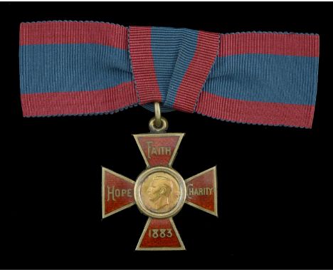 Royal Red Cross, 1st Class (R.R.C.), G.VI.R. 1st issue, silver-gilt, gold, and enamel, reverse officially dated 1943, on lady