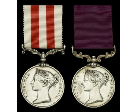 Pair: Brigade Quartermaster Sergeant R. Mullen, Royal Horse Artillery, late Madras Artillery, Indian Army   Indian Mutiny 185