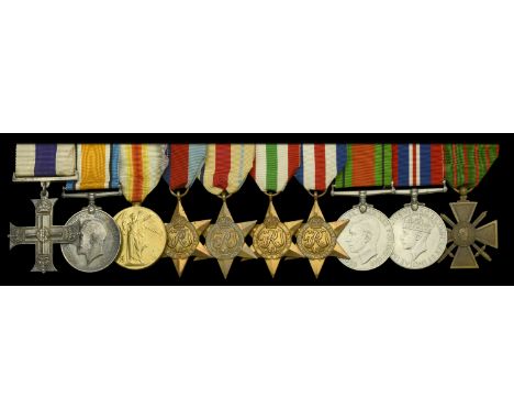 A Great War ‘Western Front’ M.C. group of ten awarded to Major R. C. Kirkpatrick, Royal Garrison Artillery Military Cross, G.