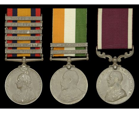Three: Corporal H. Johnson, Royal Engineers  Queen’s South Africa 1899-1902, 6 clasps, Cape Colony, Tugela Heights, Orange Fr