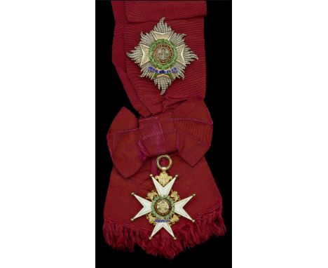 The Most Honourable Order of the Bath, G.C.B. (Military) Knight Grand Cross, set of insignia comprising sash badge, silver-gi